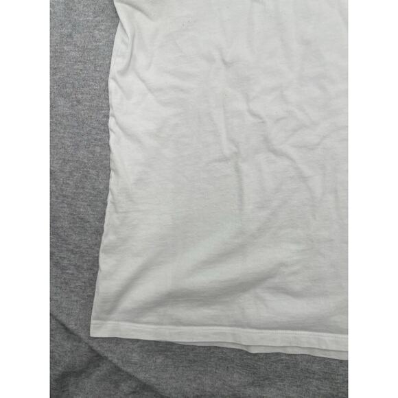 Vintage Y2K Levi’s Silvertab Graphic Tee Shirt Women XL Made In USA White - Picture 6 of 8